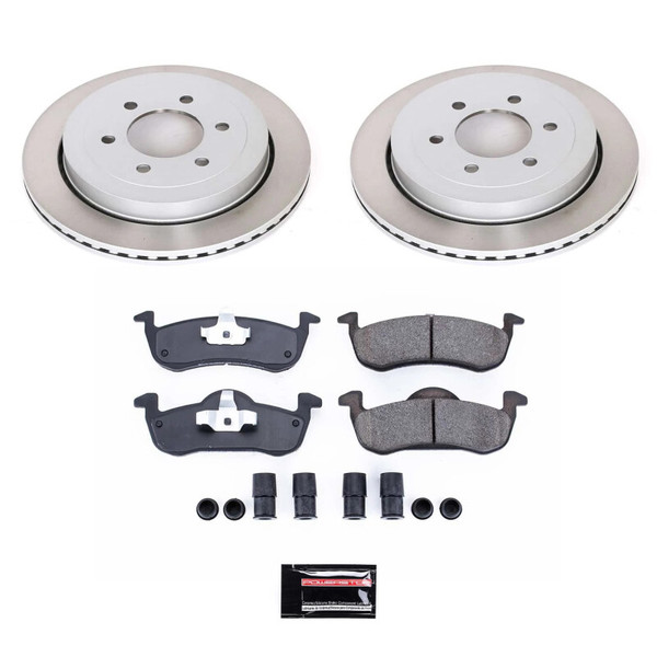 Power Stop 07-09 Lincoln Navigator Front Semi-Coated Rotor Kit - SC4682