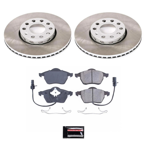 Power Stop 99-05 Volkswagen Passat Front Semi-Coated Rotor Kit - SC528