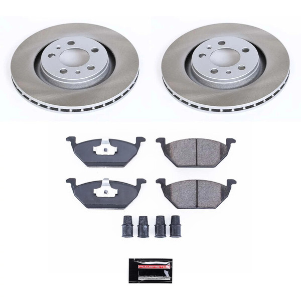 Power Stop 98-99 Volkswagen Jetta Front Semi-Coated Rotor Kit - SC5401