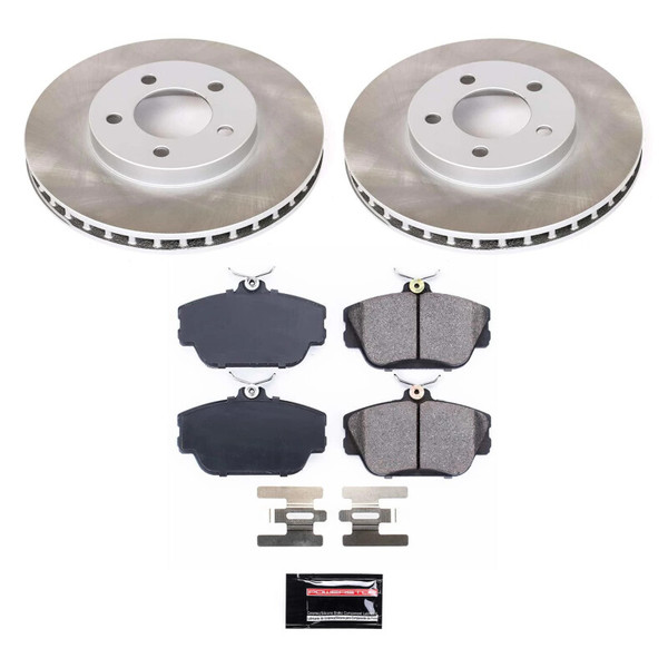 Power Stop 1995 Ford Taurus Front Semi-Coated Rotor Kit - SC5406