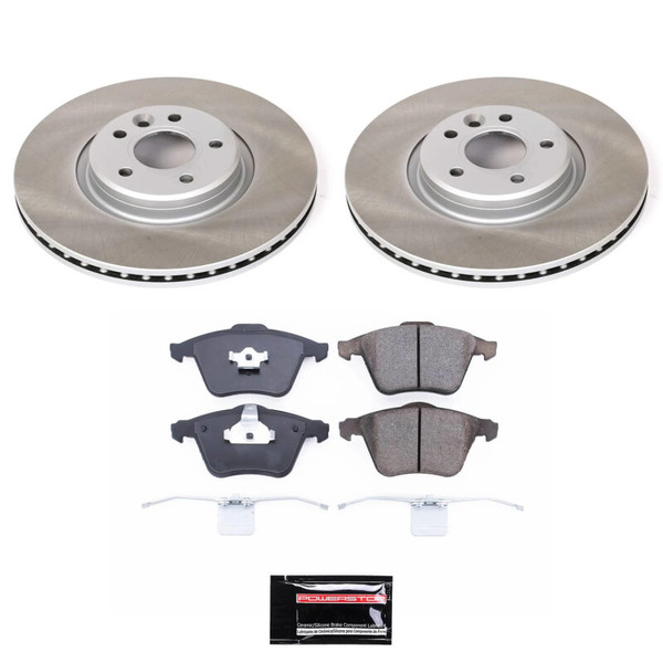 Power Stop 05-11 Volvo V50 Front Semi-Coated Rotor Kit - SC5430