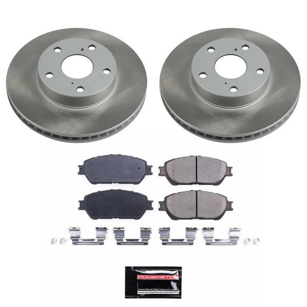 Power Stop 05-15 Toyota Tacoma Front Semi-Coated Rotor Kit - SC5431