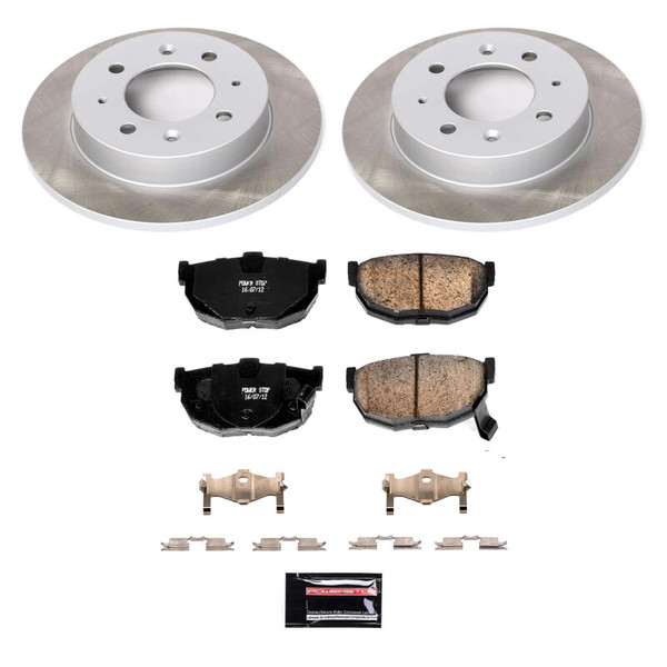 Power Stop 05-09 Kia Spectra5 Rear Semi-Coated Rotor Kit - SC5905