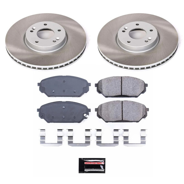 Power Stop 07-12 Hyundai Veracruz Front Semi-Coated Rotor Kit - SC5918