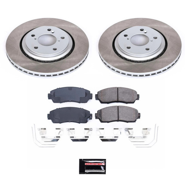 Power Stop 19-22 Honda Passport Front Semi-Coated Rotor Kit - SC6959
