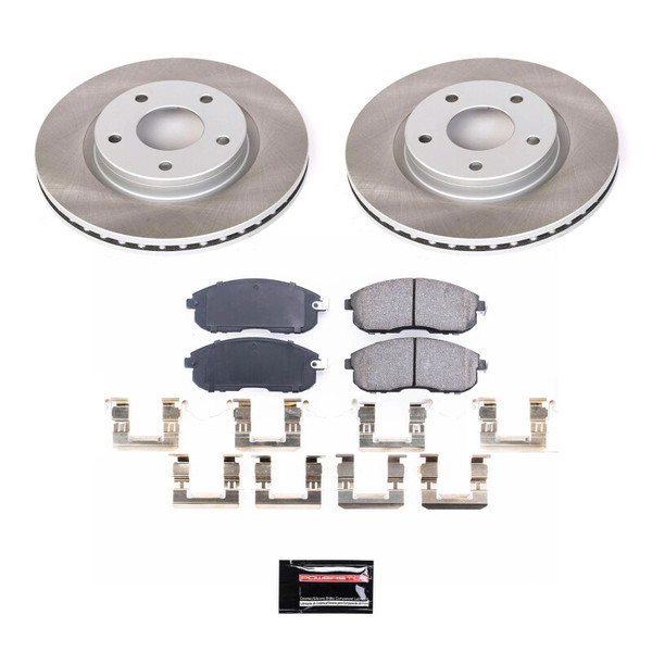 Power Stop 13-19 Nissan Sentra Front Semi-Coated Rotor Kit - SC6961