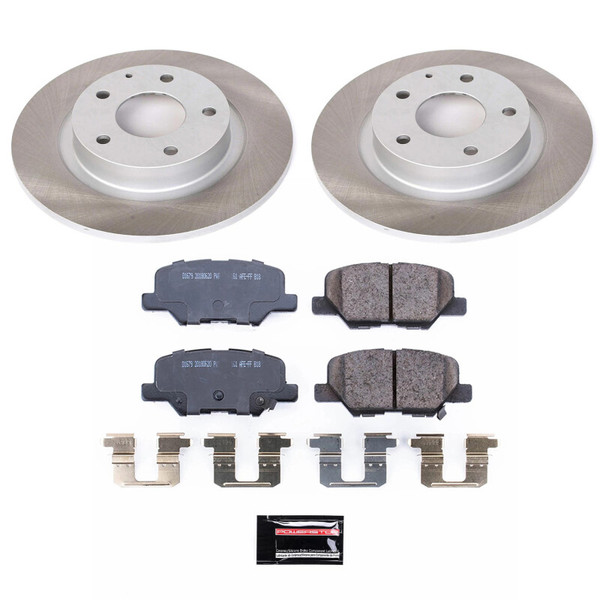 Power Stop 14-15 Mazda 6 Rear Semi-Coated Rotor Kit - SC6969