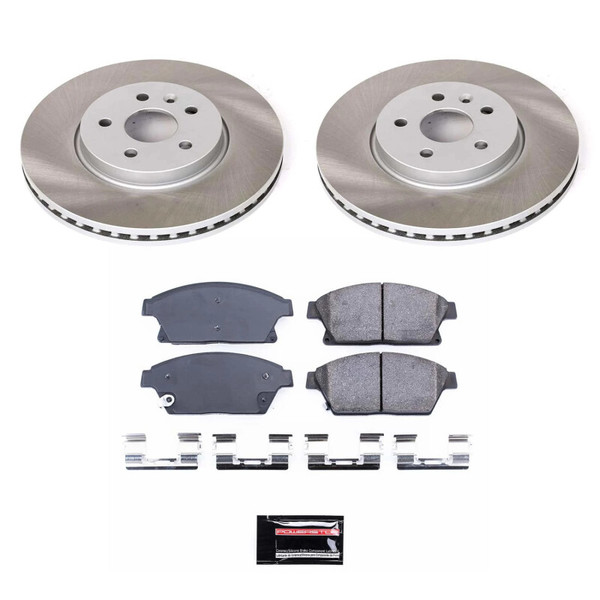 Power Stop 15-17 Chevrolet Trax Front Semi-Coated Rotor Kit - SC6996