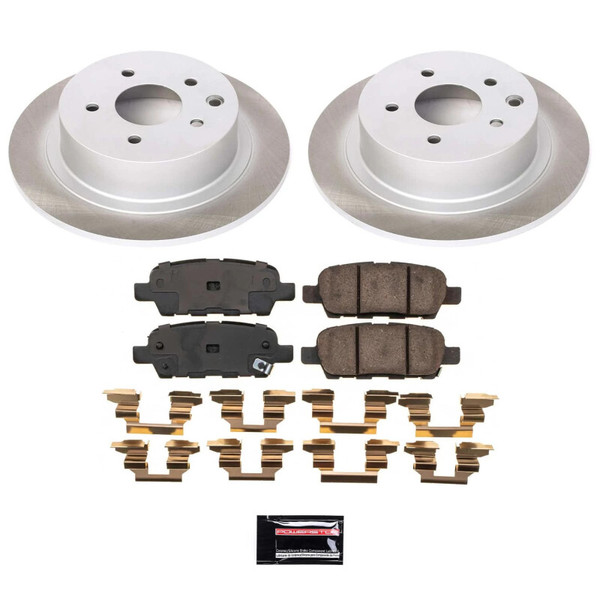 Power Stop 07-10 Nissan Altima Rear Semi-Coated Rotor Kit - SC7864