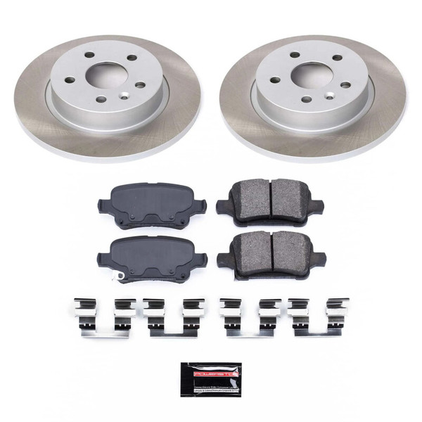Power Stop 2016 Chevrolet Cruze Rear Semi-Coated Rotor Kit - SC7896