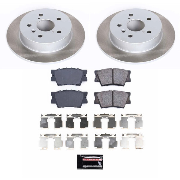 Power Stop 18-24 Toyota Camry Rear Semi-Coated Rotor Kit - SC7905