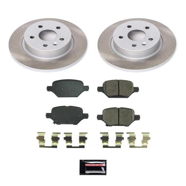 Power Stop 18-22 Chevrolet Trax Rear Semi-Coated Rotor Kit - SC8488