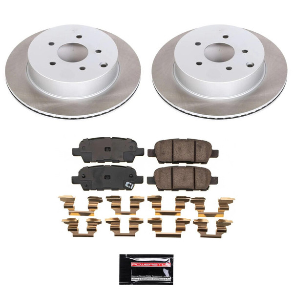 Power Stop 2009 Infiniti FX35 Rear Semi-Coated Rotor Kit - SC9134