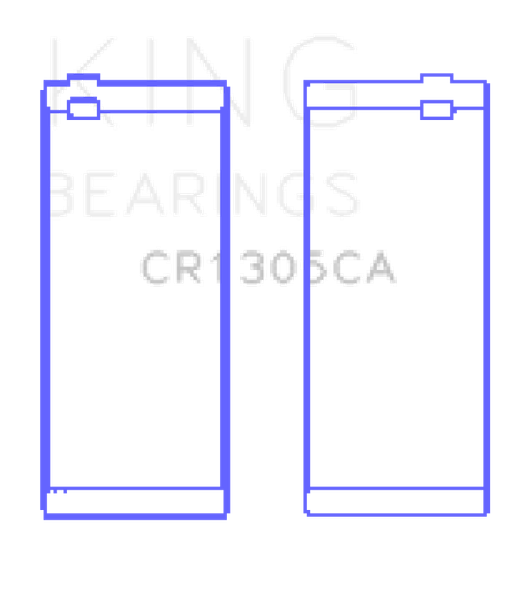 King Engine Bearings Cummins 4Bta/4Btaa/6Bt/6Bta (Size +0.25mm) Connecting Rod Bearing Set - CR1305CA0.25