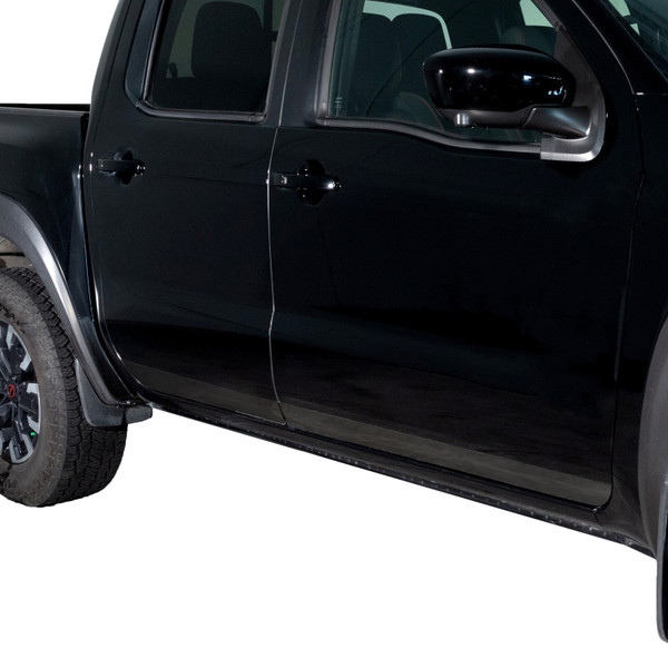 Putco 22-24 Nissan Frontier Crew Cab (3in Tall 4 Pcs) Black Platinum Rocker Panels - 9751502BP