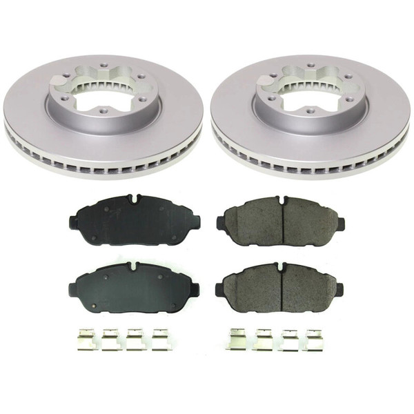 Power Stop 20-23 Ford Transit-150 Front Z17 Coated Brake Kit - CRK8980