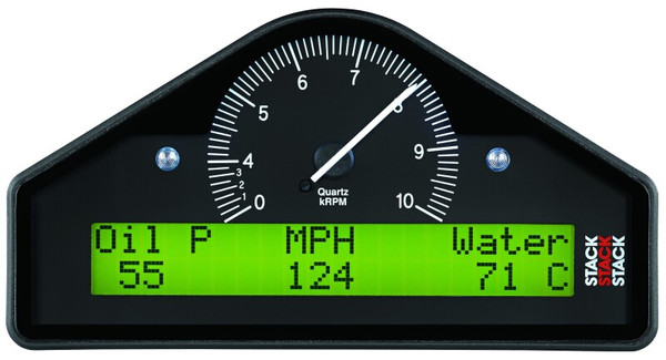AutoMeter Stack Multi-Function Dash Display Logger (MFD) 0-8K RPM - Black - ST8916S-A