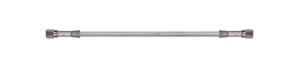 Goodridge 10in Universal Brake Line Assembly w/SS Fittings & Clear Hose - 30310TC-CL