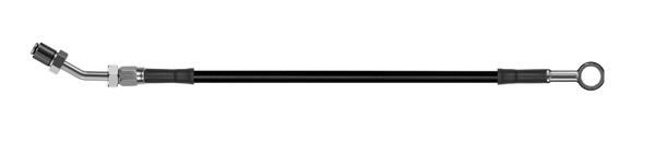 Goodridge 82in Universal Clutch Line w/SS Fittings & Black Hose - Straight Banjo w/AN3 Fitting - HD2001-1CC-BK82