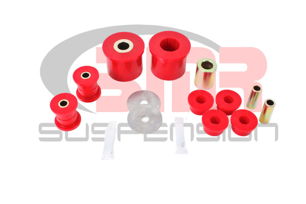 BMR 08-09 Pontiac G8 Rear Suspension Bushing Kit (BK004 BK005 BK006) - Black/Red - BK007