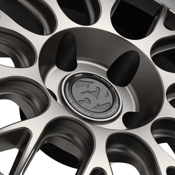 fifteen52 Holeshot RSR 20x9 5x114.3 35mm ET 73.1mm Center Bore Magnesium Grey w/ Gloss Lip - RSHML-29054+35