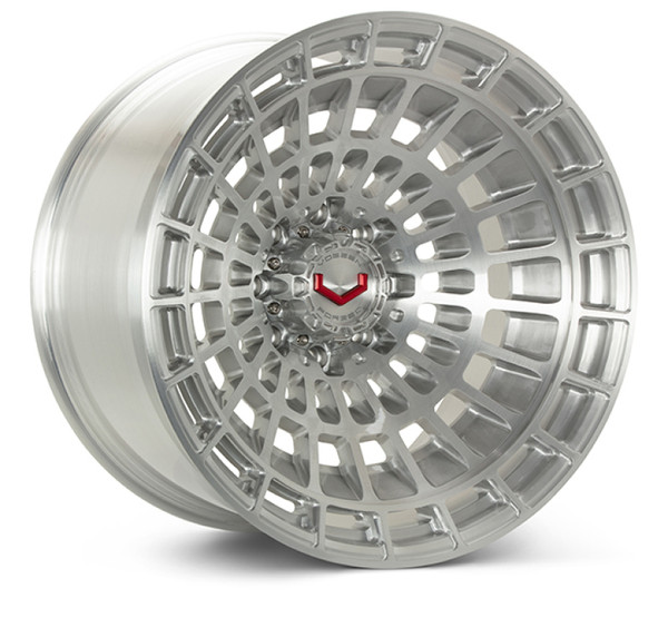 Vossen LCX-04 24x12 - 8x180 - ET44 - Ultra Deep - 124.3 - Brushed Gloss Clear Wheel - LCX-04-4Z45