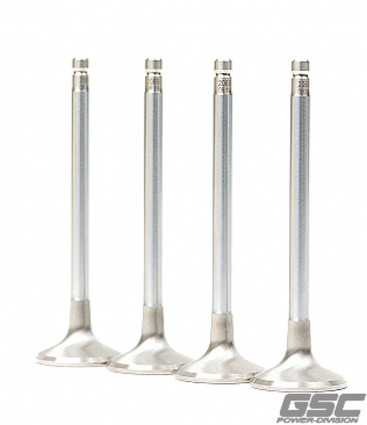 GSC P-D Toyota 2JZ 30.0mm Head (+1mm) 6.6mm Stem Chrome Alloy Polished Exhaust Valve - Single - 2069-01