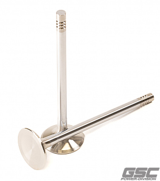 GSC P-D Audi DAZA 28mm Head STD 101.8mm Long Chrome Polished Exhaust Valve - Single - 2257-01