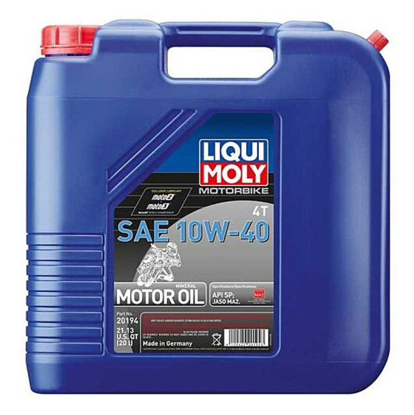 LIQUI MOLY 20L Motorbike 4T SAE 10W40 - 20194
