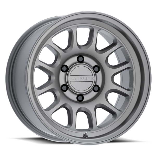 Raceline 958B Rogue 17x9in / 8x170 BP / -12mm Offset / 130.81mm Bore - Titanium Wheel - 958T-79081-12
