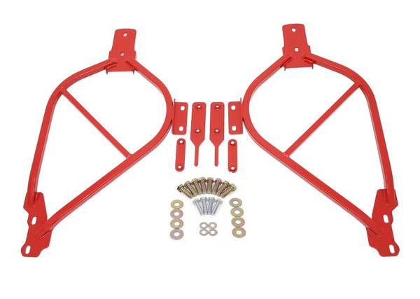 BMR 14-17 Chevy SS Bolt-On Subframe Connectors - Red - SFC013R