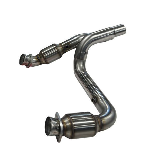 Kooks 2023+ Cadillac Escalade V 3in H.O. GREEN Catted Conn. Pipes (Req. Kooks Headers) - 28643400
