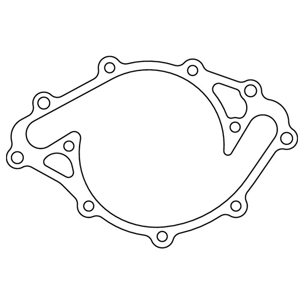 Cometic Ford 289/302/351 Windsor .031in Fiber Water Pump Gasket - Block To Plate - 1963-1969 - C15094