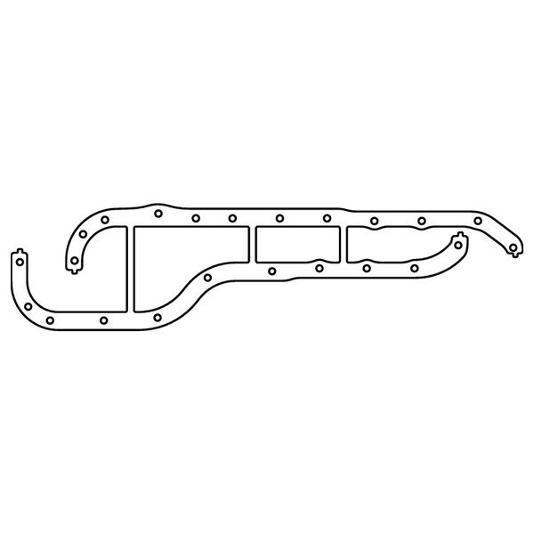 Cometic Ford EAO Cosworth YB .060in AFM Oil Pan Gasket - Pan Rails Only - C4640