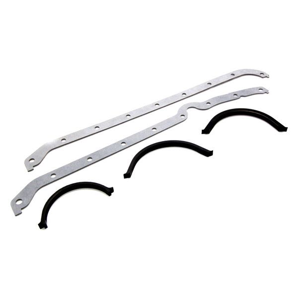 Cometic Chevy Gen1 SB V8 .075in AFM Oil Pan Gskt Kit-Left Side Dipstick-Thick & Thin Front Seals - C5295-075