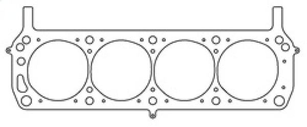 Cometic Ford 302/351W Windsor V8 .036in MLS Cylinder Head Gasket - 4.100in Bore - SVO/Yates - LHS - C5358-036