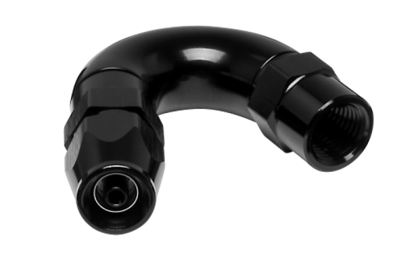 Vibrant -3AN 150 Degree High Flow Hose End Fitting for PTFE Lined Hose - 28503