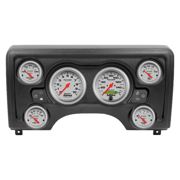 Autometer Ultra-Lite Direct Fit Dash Kit 97-06 Jeep TJ (2 x 3-3/8in. / 4 x 2-1/16in.) - 90011-13