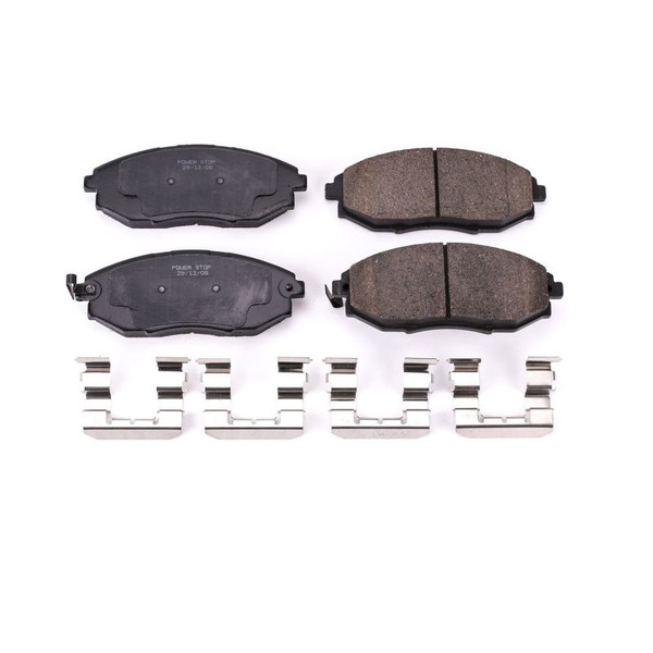 Power Stop 04-06 Chevrolet Epica Front Z17 Evo Ceramic Brake Pad w/Hardware - 17-1031