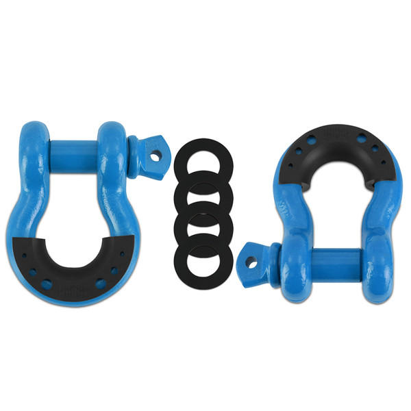 Borne Off-Road Borne D-Ring Shackle Set Blue - BNDR-BL