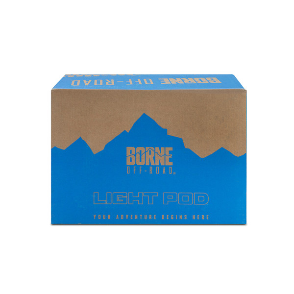 Borne Off-Road 21+ Bronco Light Pods 4pc Ditch 3x3 Flood Upfit - BNLT-BR-21-DT4FU