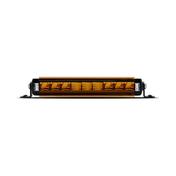 Borne Off-Road Light Bar Cover Single Row 10in Amber - BNLT-COV-SS10YL