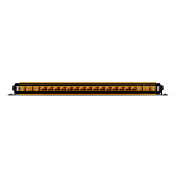 Borne Off-Road Light Bar Cover Single Row 20in Amber - BNLT-COV-SS20YL
