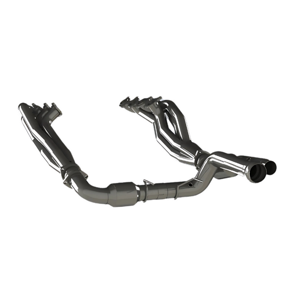 Kooks 22+ Ford F-150 Raptor R 5.2L 4V. 1-7/8in. Headers and GREEN Catted Connections - 1372H430
