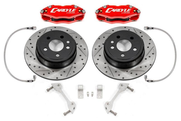 BMR 08-23 Dodge Challenger Brake Kit For 15in Conversion Red Calipers Non-Demon/Redeye - DBK111
