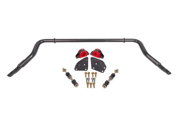 BMR 82-92 Chevrolet Camaro Sway Bar Kit Front Hollow 38mm Adjustable - Black Hammertone - SB334H