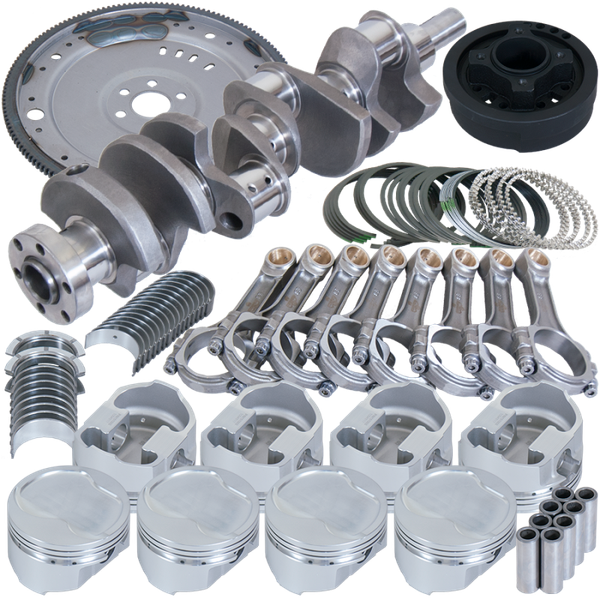 Eagle Ford 302 V-Rib Belt 157 Tooth Flexplate Balanced Rotating Assembly - 5.400in I-Beam +.040 Bore - B16005EA040