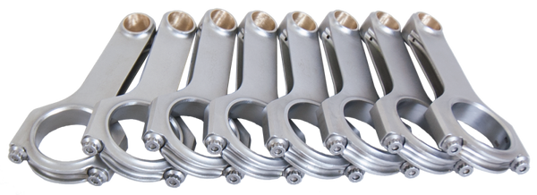Eagle Ford 302 2.100in Journals .927in Pin H-Beam Connecting Rods w/ARP2000 Bolts (Set of 8) - CRS5400S3D2000