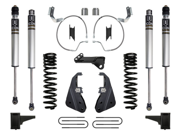 ICON 2023 Ford F-250/F-350 Super Duty 4WD Diesel 4.5in Lift Stage 1 Suspension System - K64541