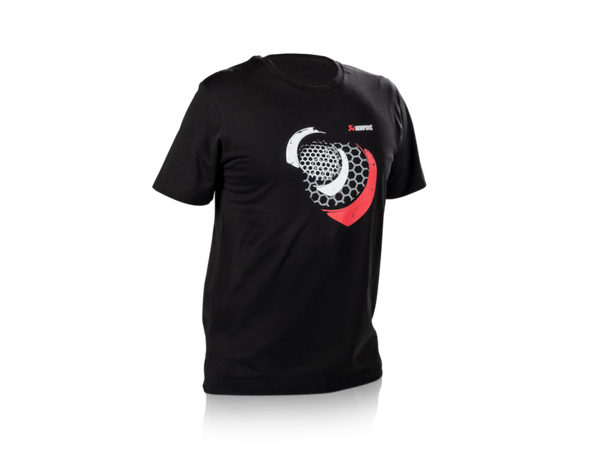 Akrapovic Lifestyle T-shirt Mesh Mens Black - Medium - 801753
